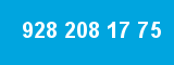 928 208 17 75 928 208 17 75